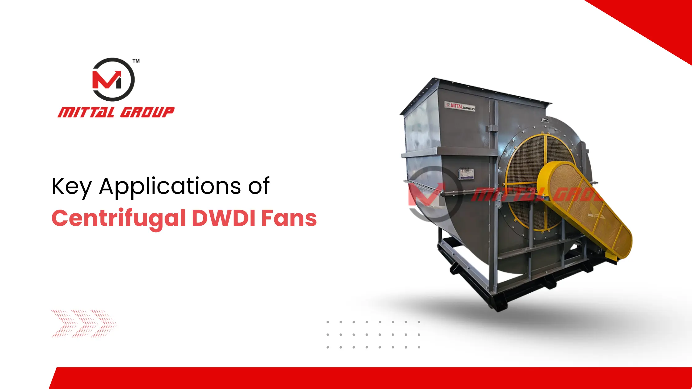 Key Applications of Centrifugal DWDI Fans