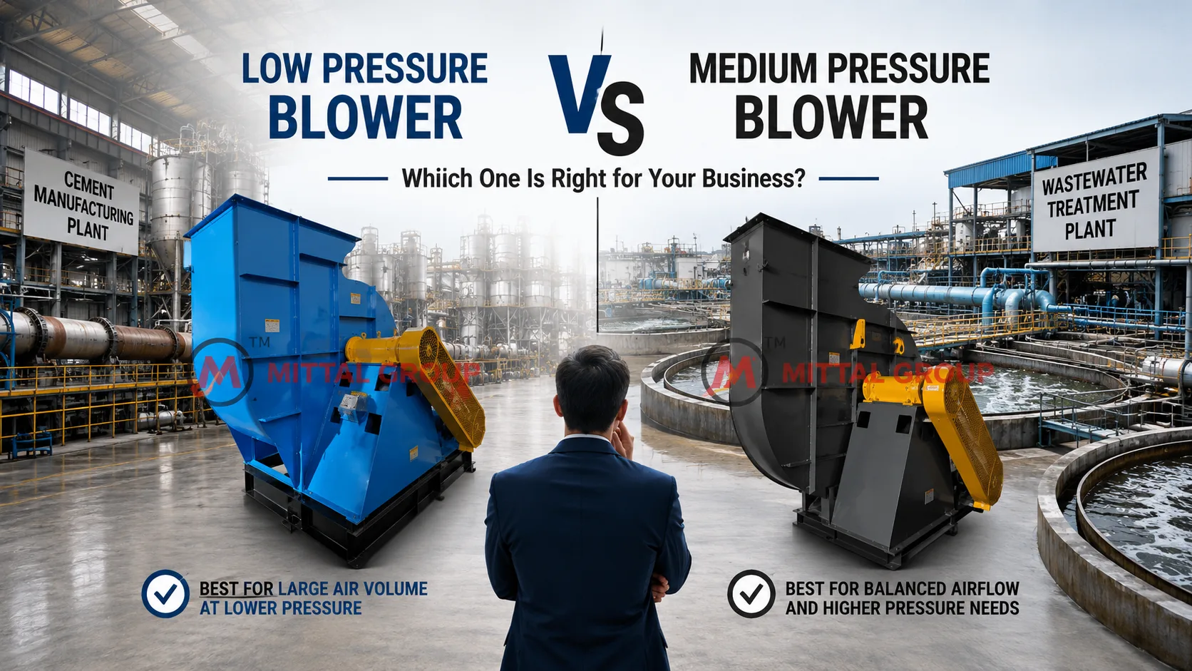 Low Pressure vs Medium Pressure Blower