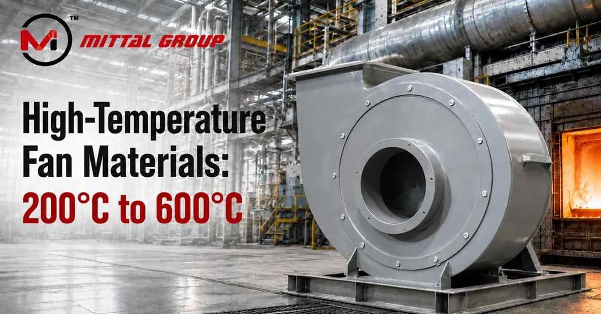 High Temperature Industrial Fans: Material Selection from 200°C to 600°C
